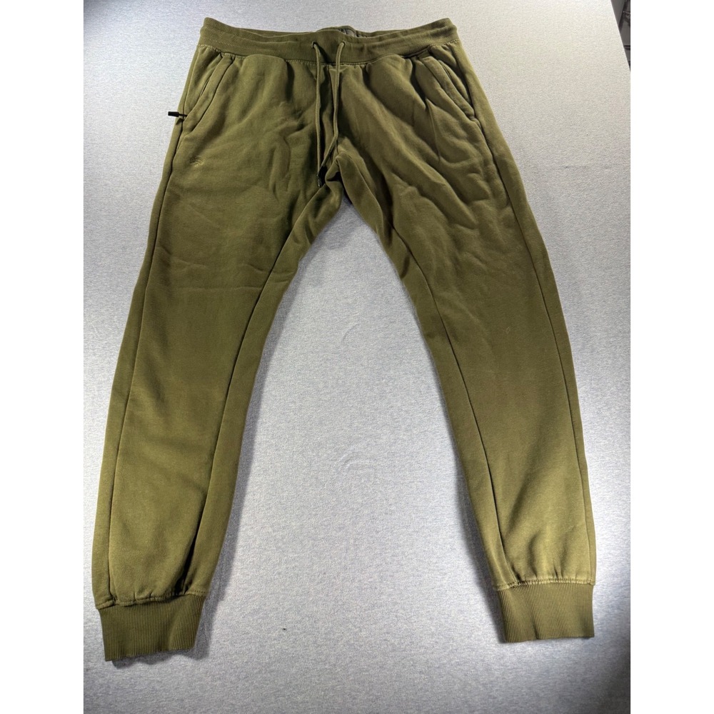 Jordan Craig Legacy Edition Mens 2XL Olive Green Fleece Joggers Sweatpants 8420